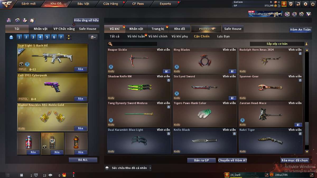 shop acc cf uy tin gia re